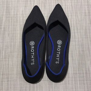 Rothy’s The Point - Black Solid